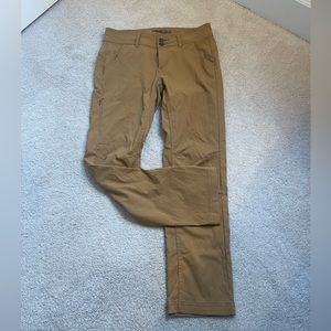 PrAna Women's Pants Size 4 Halle Straight Pant II W4119RG23 Brown Earthbound